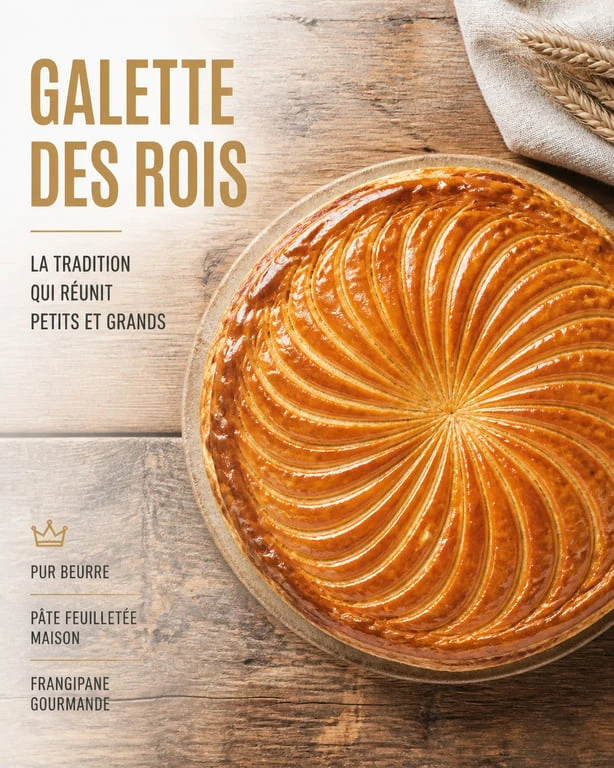 Recette pour la galette des rois frangipane dorée et croustillante
