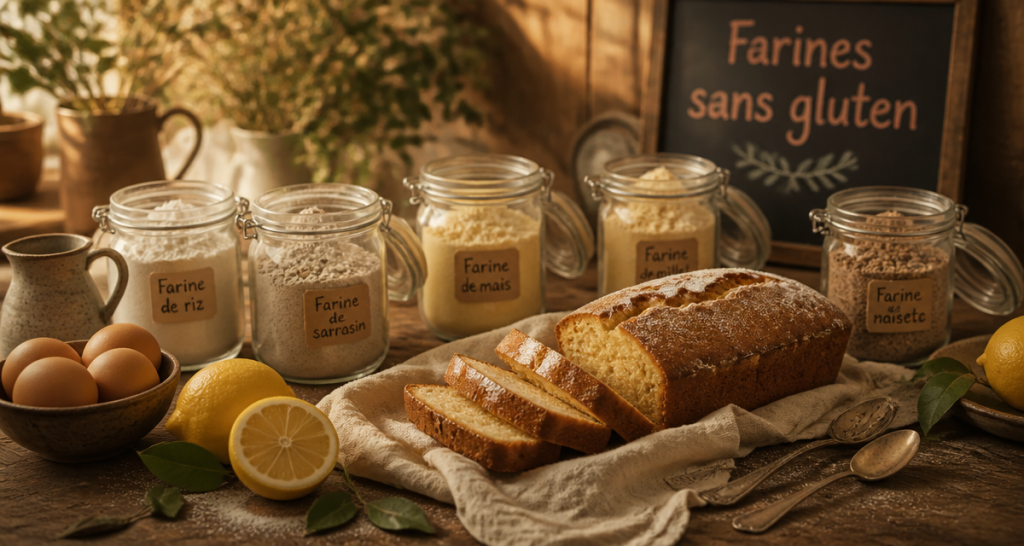 liste des farines sans gluten bocaux cake citron