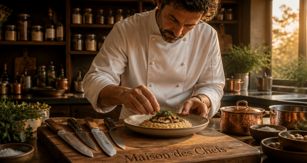 Maison des Chefs chef cuisine risotto