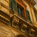 modénature sur façade classique avec lumière et relief