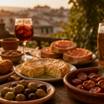 recette des tapas espagnol sur table rustique