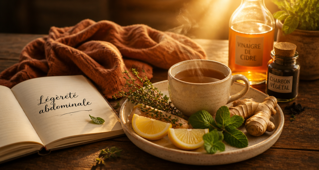 remede de grand mere pour nettoyer l estomac avec infusion et ingredients naturels