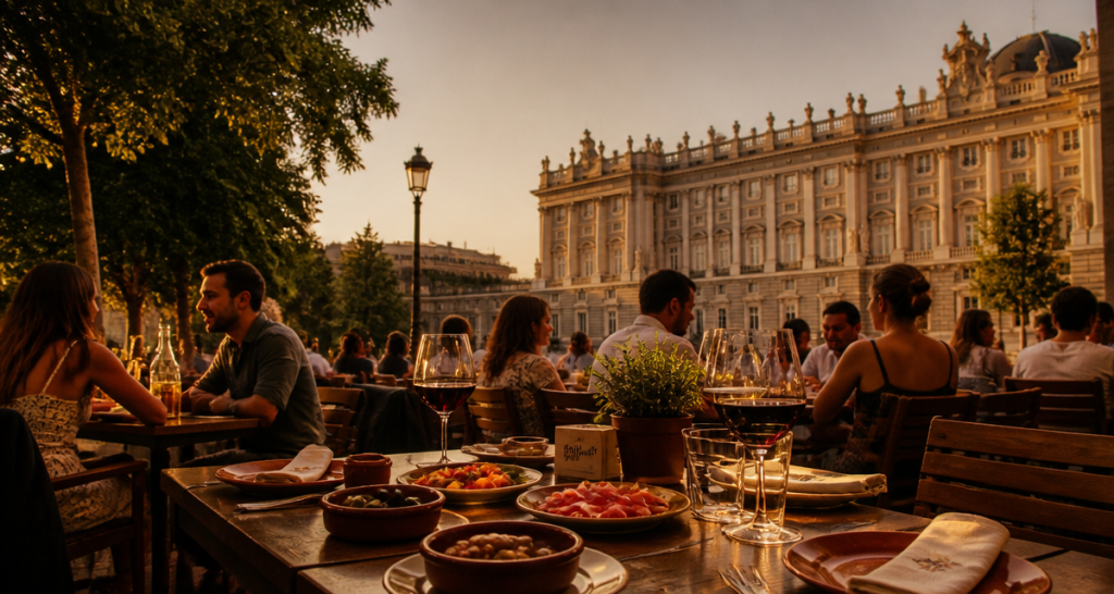 week end madrid terrasse tapas palais royal