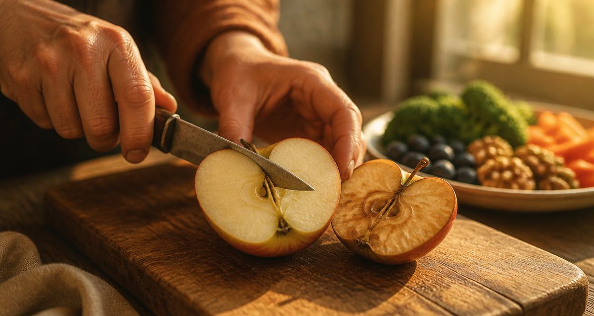 qu est ce que le stress oxydatif pomme coupée oxydée