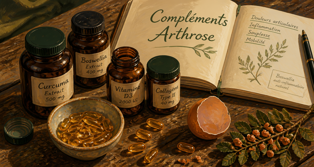 quel est le meilleur complement alimentaire contre l arthrose flacons boswellia membrane oeuf