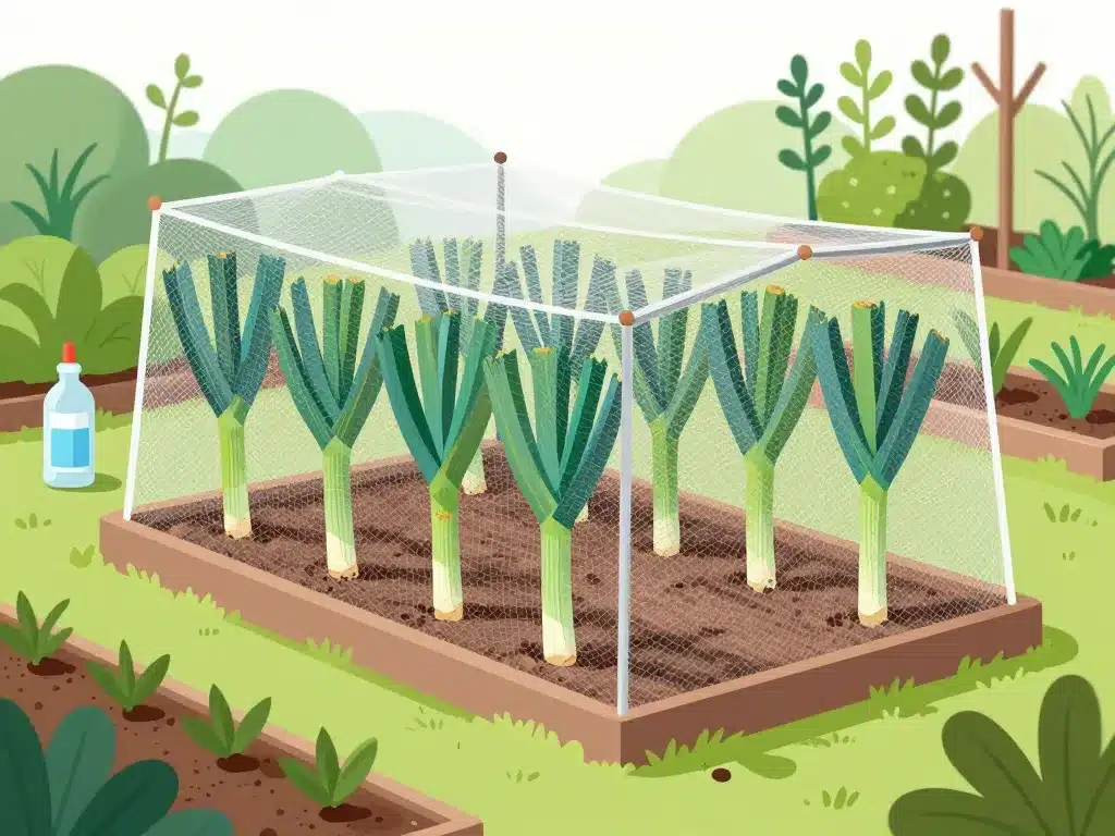 bicarbonate de soude contre le ver du poireau protection bio
