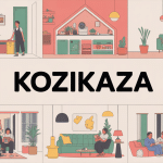 Illustration Kozikaza maison 3D échange déco