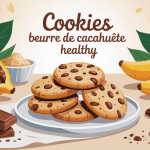 recette cookies beurre de cacahuète healthy biscuits et ingrédients naturels
