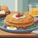 recette galettes son d'avoine maison assiette et ingrédients