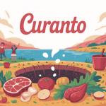 illustration curanto fosse ambiance conviviale Chiloé
