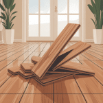 parquet gondolé fer à repasser, illustration parquet bois élégant