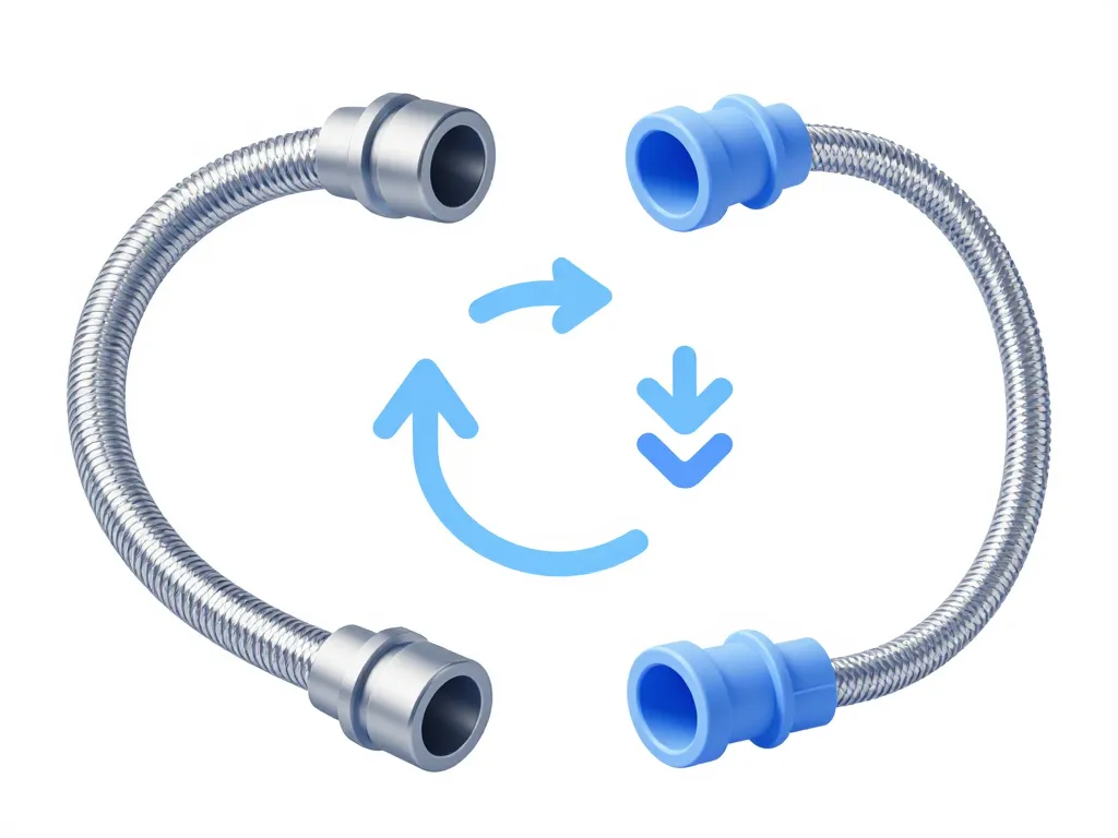 Schéma rallonge tuyau machine à laver arrivée et vidange