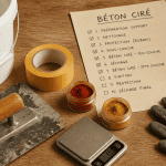 comment faire un beton cire outils et checklist