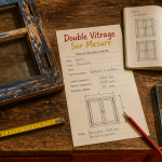 fenetre double vitrage sur mesure outils et croquis