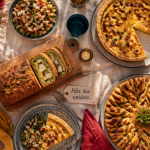 quel plat pour la fête des voisins table buffet gourmand