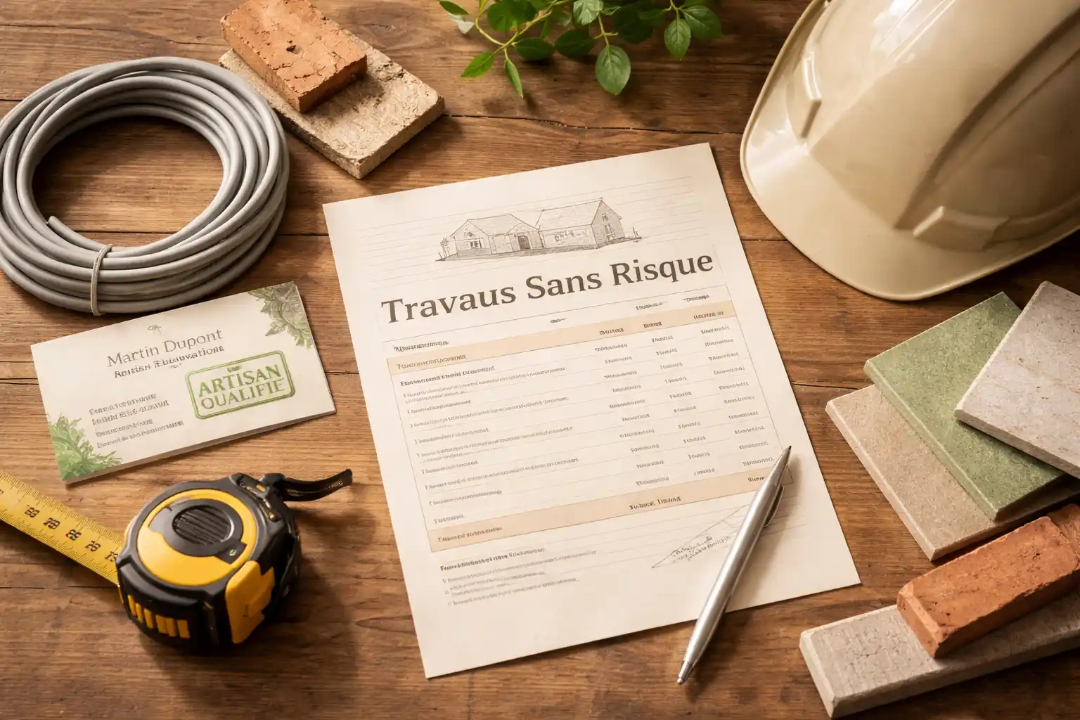 les artisans du batiment devis et outils