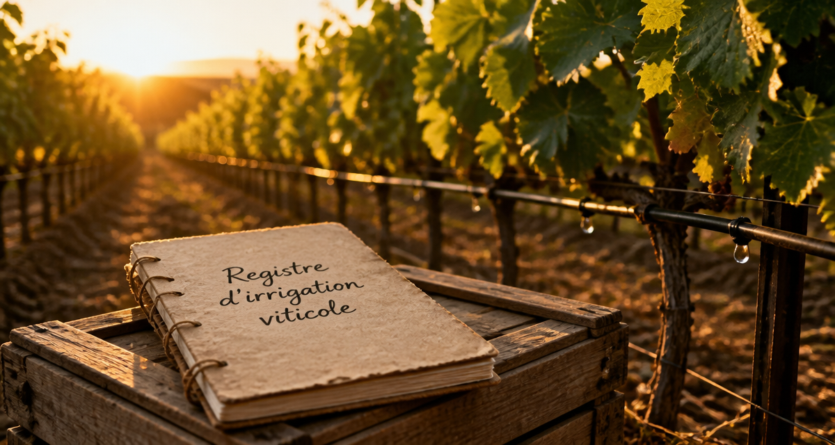 arrosage vignes système goutte-à-goutte carnet