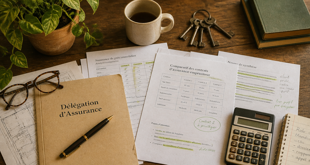 courtier assurance pret immobilier dossier calculatrice
