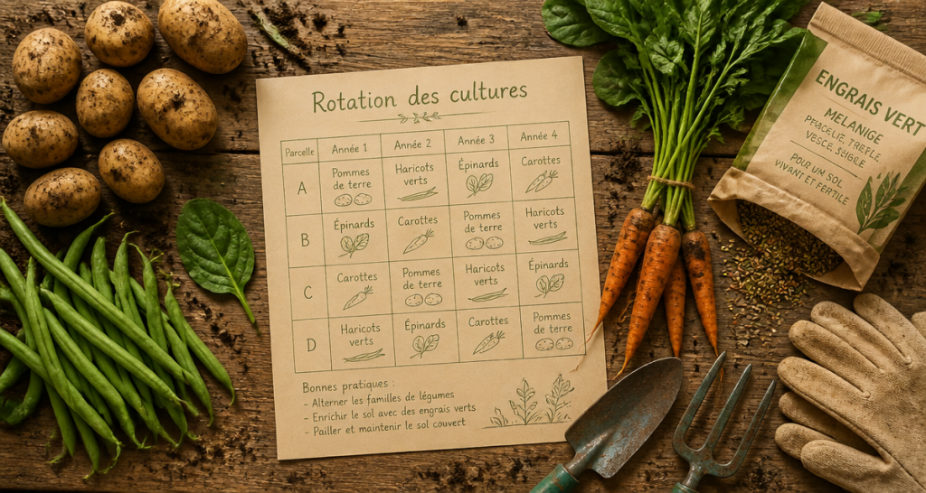 Que planter apres les pomme de terre au potager