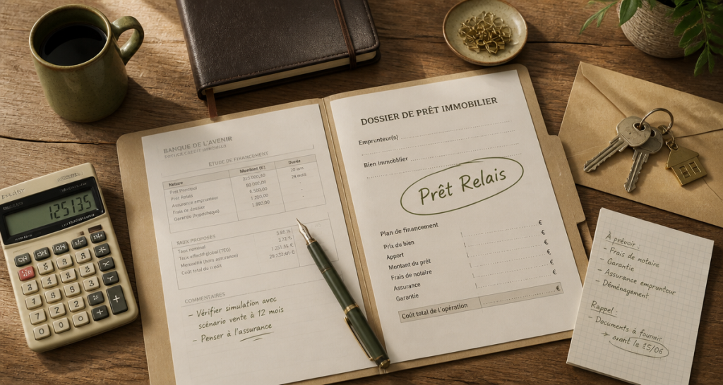 Quel est la meilleure banque pour le prêt relais, dossier et calculatrice