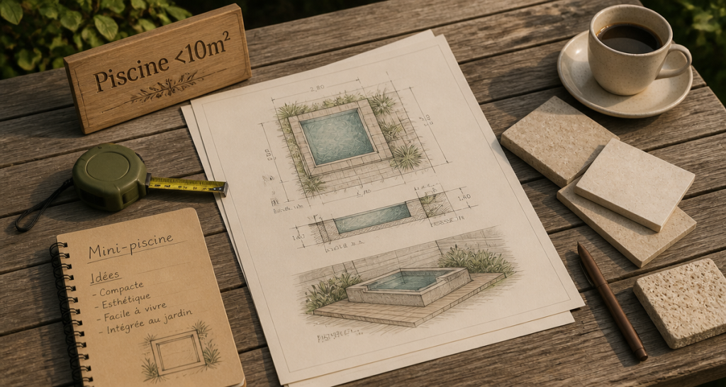 Piscine moins de 10m2 réglementation plans margelles