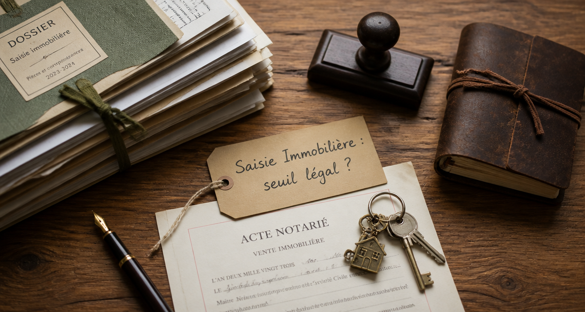 saisie immobilière montant minimum clés dossier acte