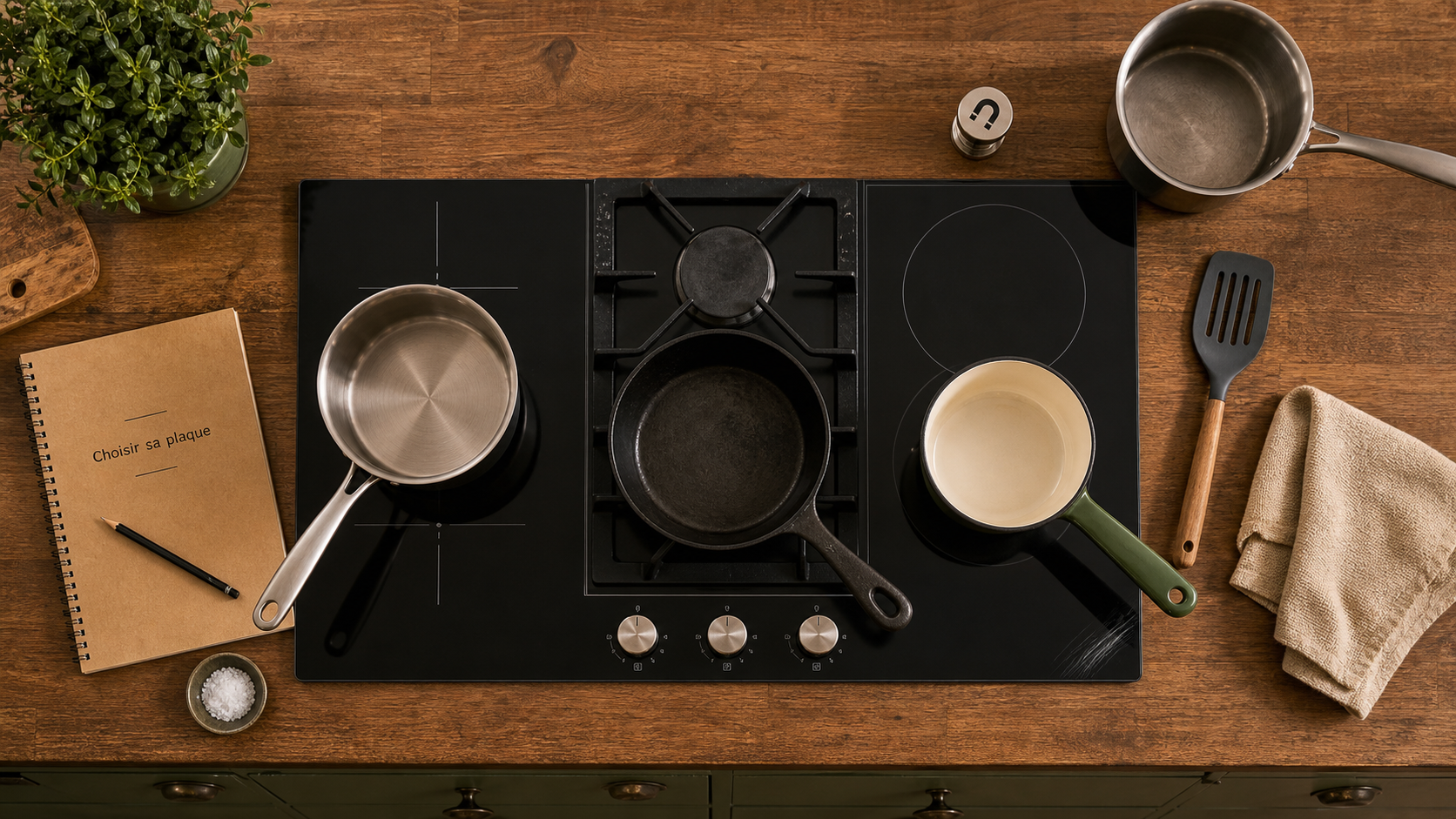 Meilleur plaque de cuisson : induction, gaz et vitrocéramique