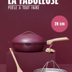 LA FABULEUSE POELE 28 CM RUBIS