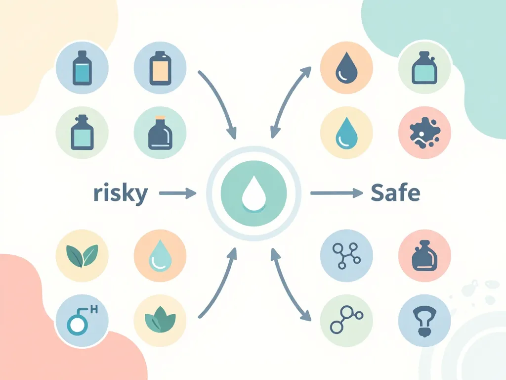 diagramme ingrédients à risque allergie au lubrifiant
