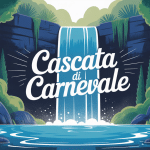 cascade de carnevale - cascata di carnevale chute d'eau stylisée forêt verdoyante