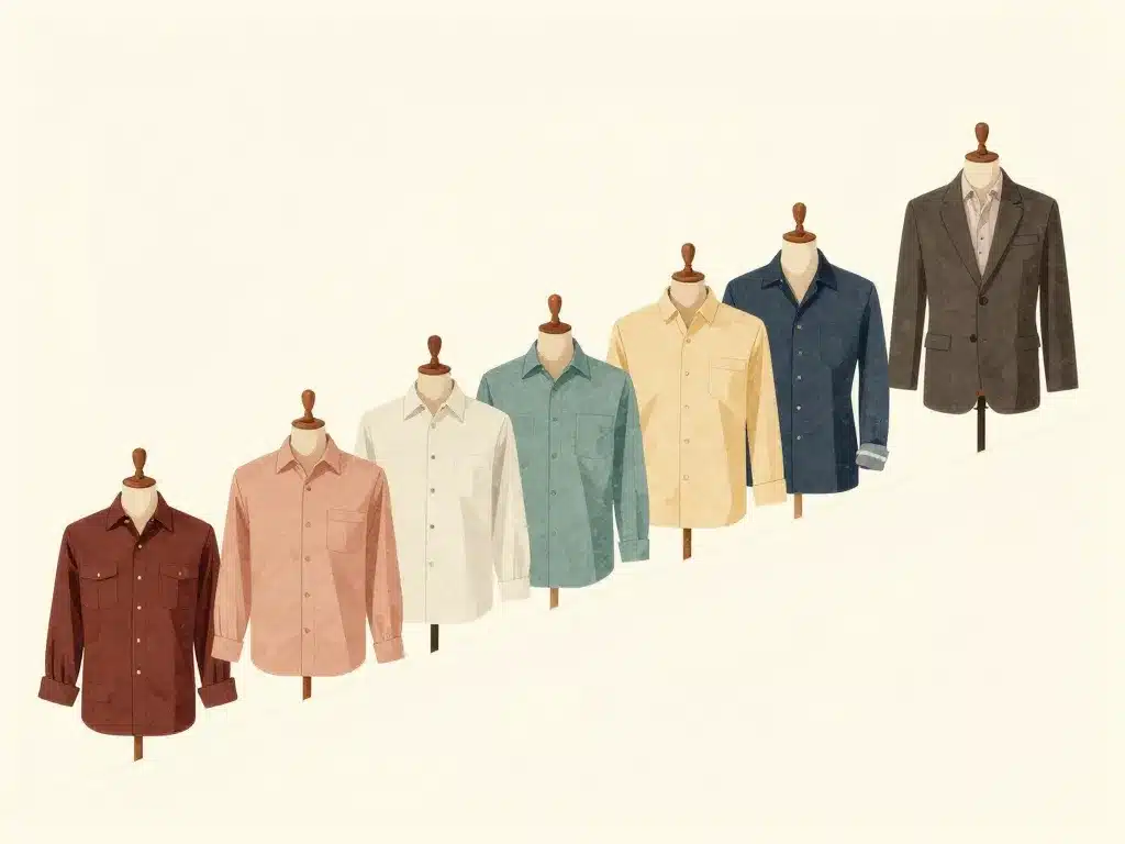 chemise vintage homme différents styles époques