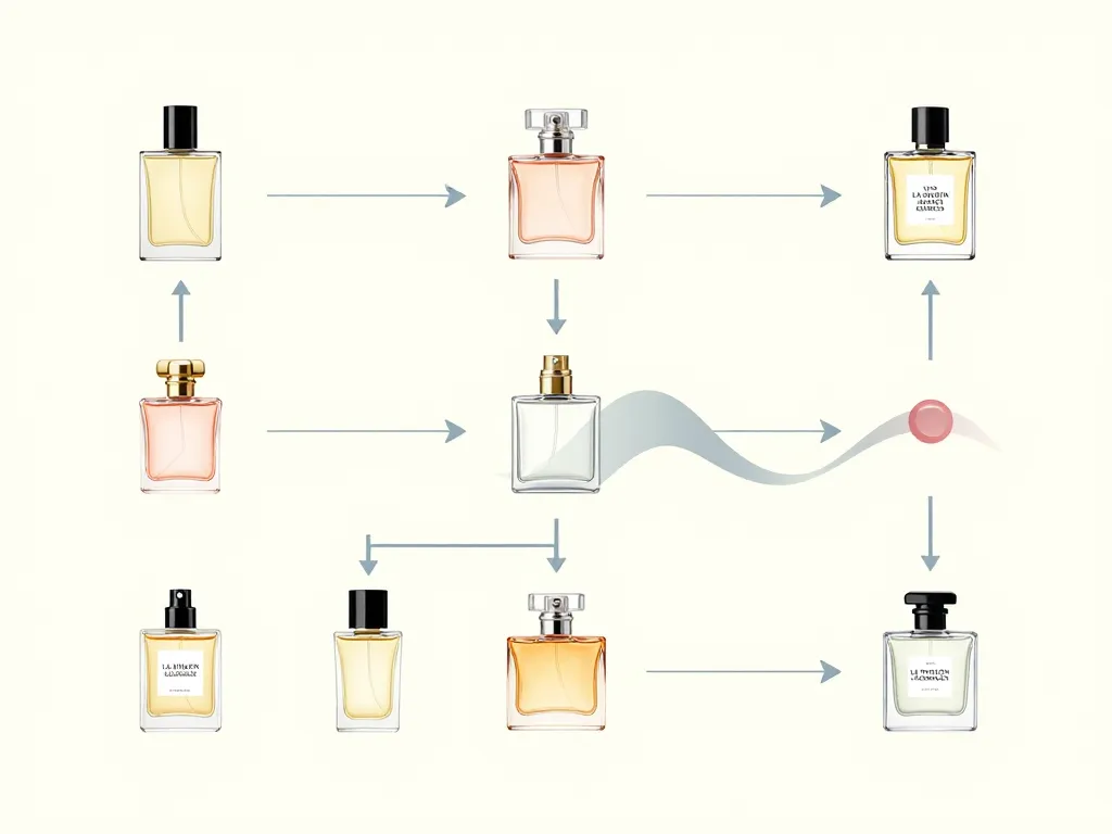 Schéma du tableau de concordance parfum la maison des essences