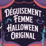 Deguisement femme halloween original illustration silhouettes variées costumes inattendus