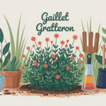 illustration gaillet gratteron danger au jardin