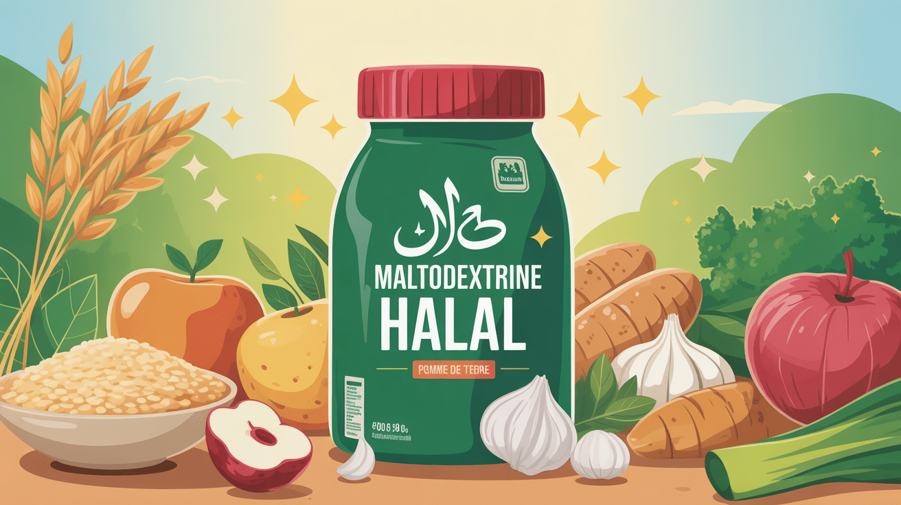 maltodextrine halal emballage et ingrédients naturels