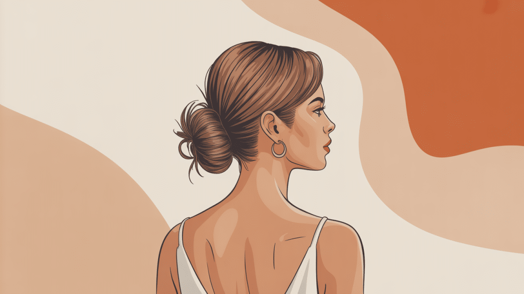 nuque rasée hyper stylée coupe courte femme moderne vue de dos