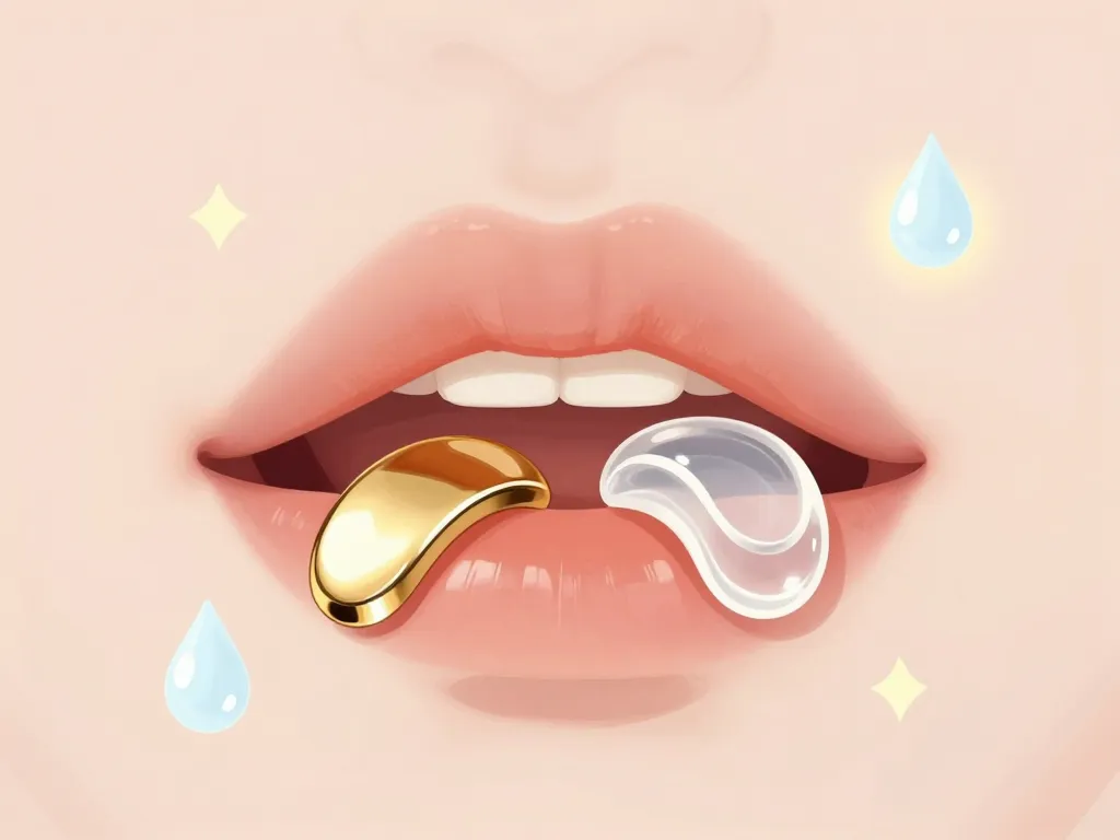 visuel materiaux hygiene cicatrisation piercing anneau labret