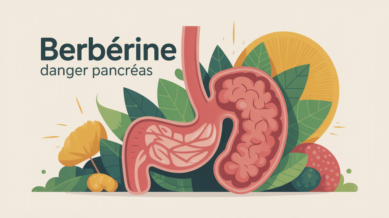 illustration montrant le berberine danger pour le pancreas