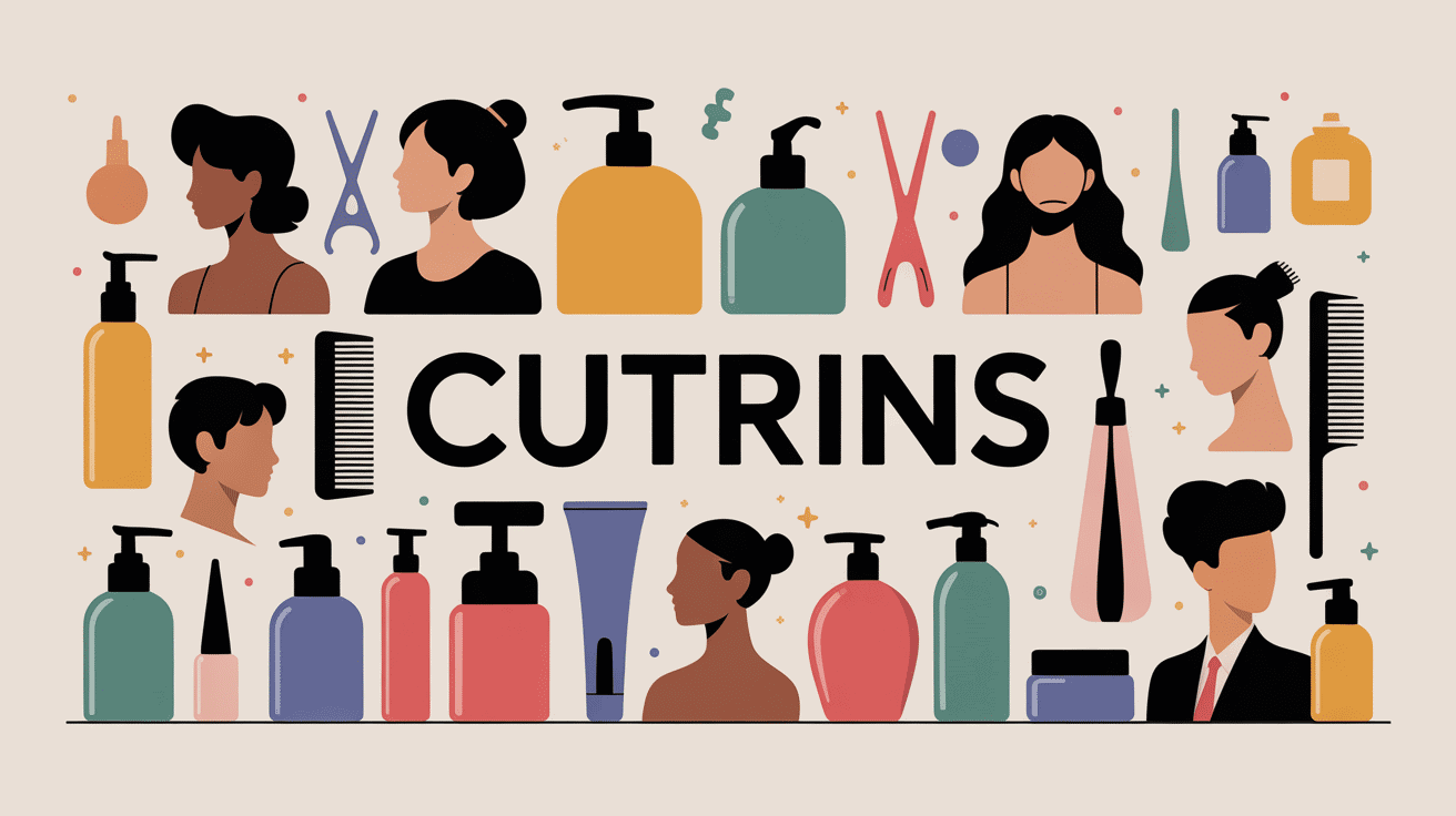 illustration cutrins univers soins capillaires barbe