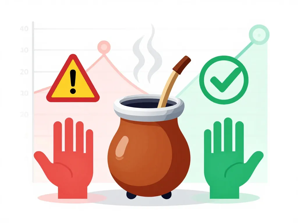 maté danger santé illustration gobelet avertissements