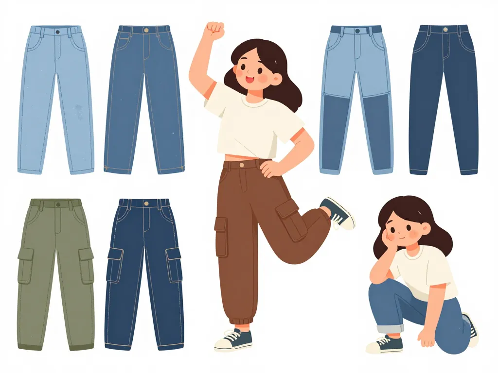 comparaison pantalon cargo fillette poches et confort