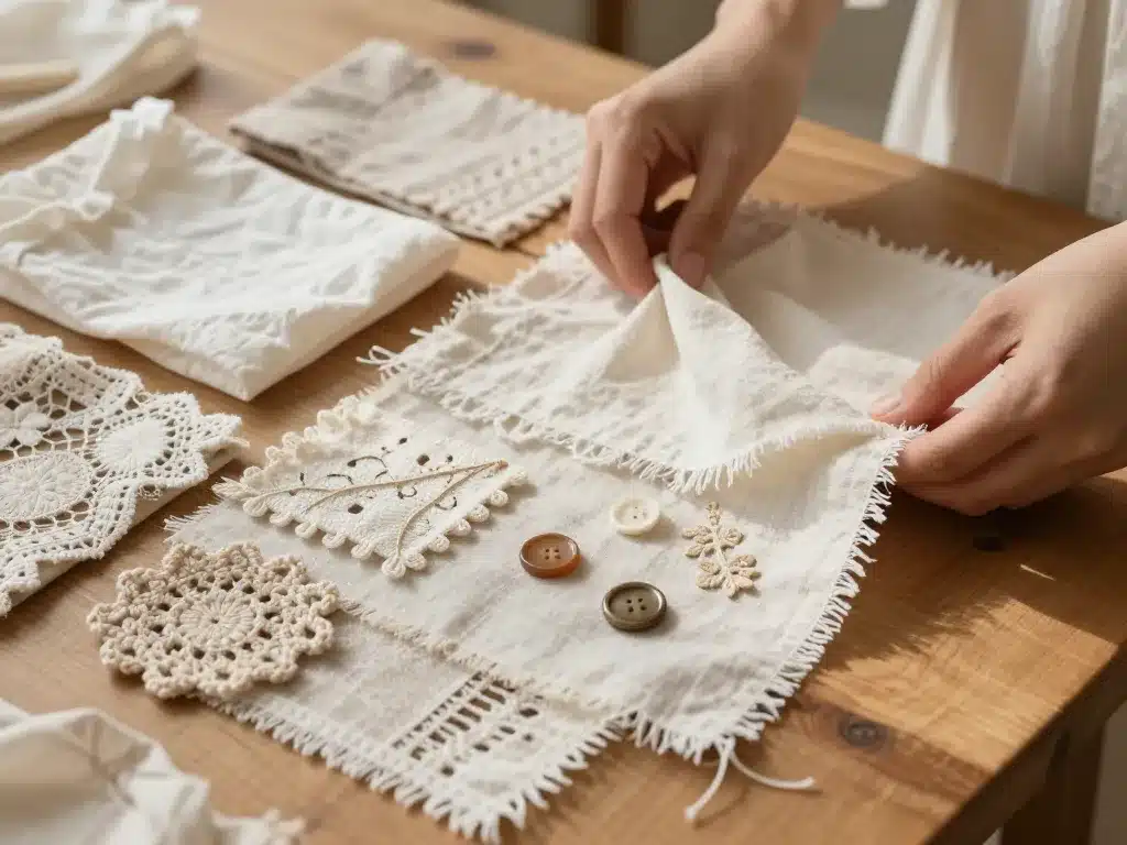 robe boheme blanche tissus broderies détails