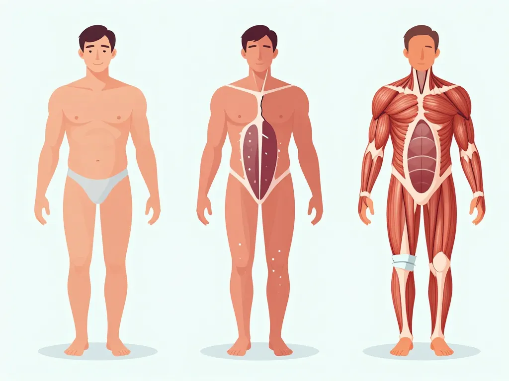 temps de guerison d une dechirure musculaire comparatif visuel