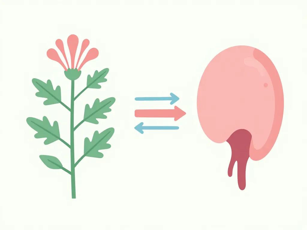 tribulus terrestris et prostate schéma conceptuel