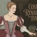 costume renaissance femme robe velours décolleté carré