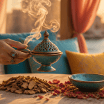 bakhour brûleur fumée terrasse orientale