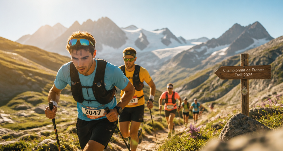 championnat de france trail 2025 coureurs sentier alpin