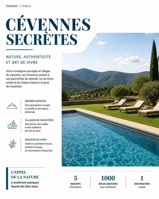 Piscine Jean Genieyz au Vigan dans les Cévennes