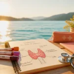 bilan thyroïdien t3 t4 tsh carnet et tubes sanguins