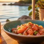 huile de poisson bienfaits bol saumon terrasse
